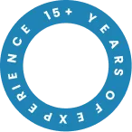 15+ Years Doctor Experience - 10+ Years at Kant Dental Clinic Badge