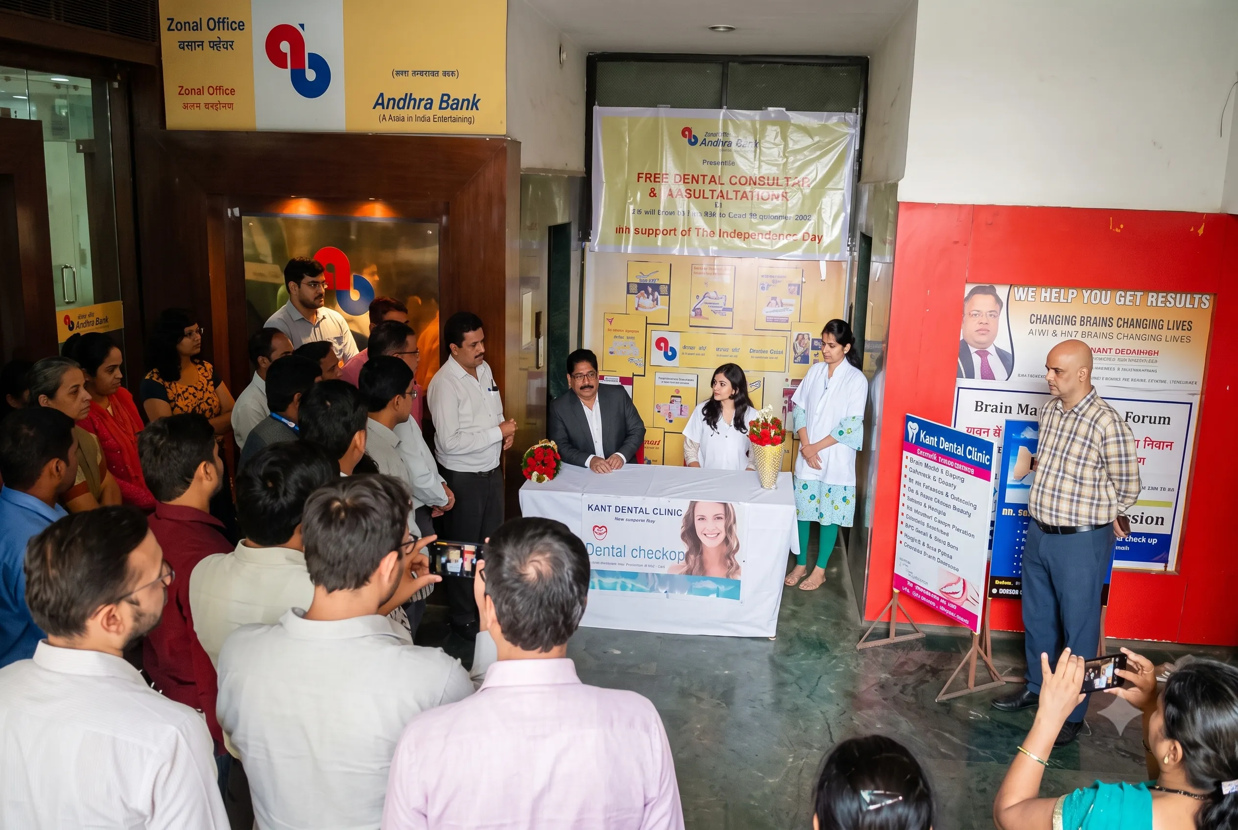 Dr. Sanchita Kant with Happy Patients at Kant Dental Clinic Aundh